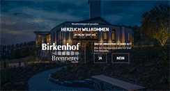 Desktop Screenshot of birkenhof-brennerei.de